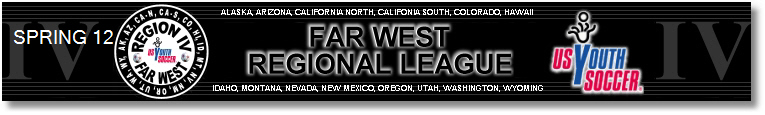 2012 Far West Regional League Spring banner